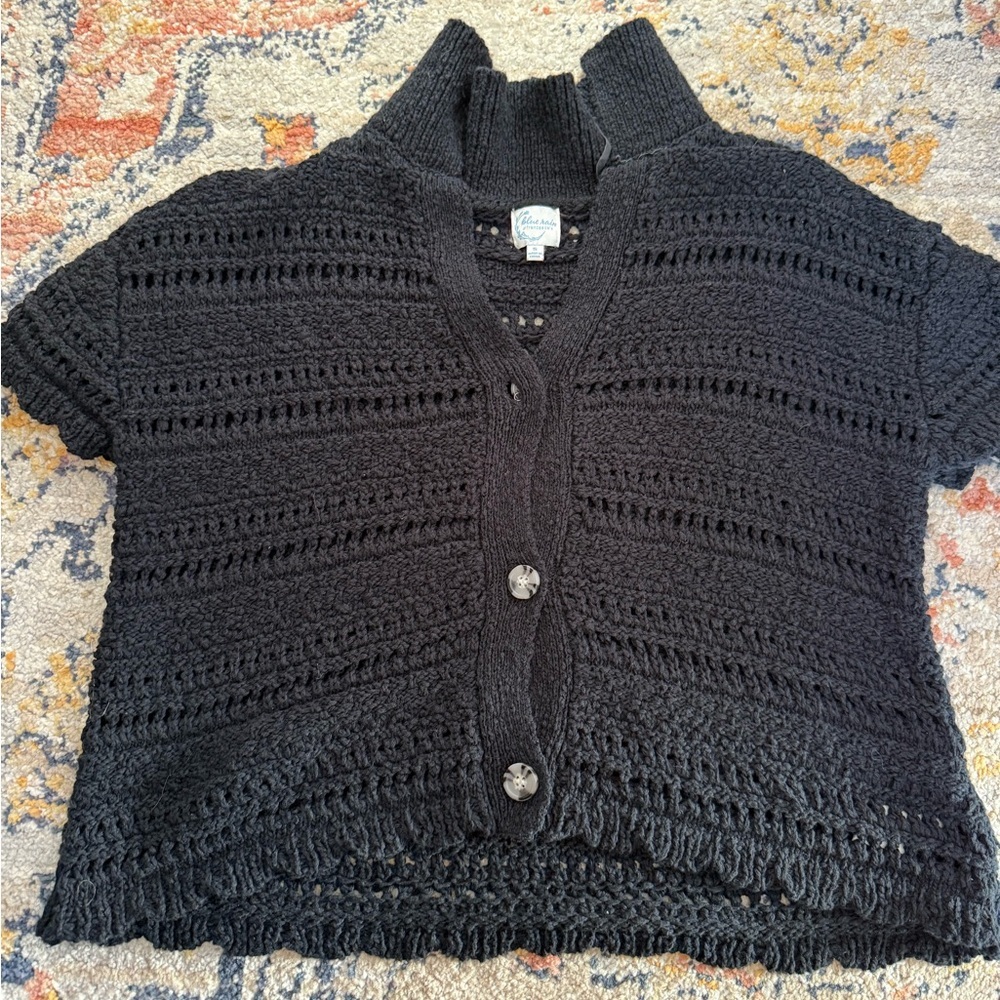 Classic Black Knit Sweater by Coldwater Creek